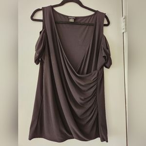 Torrid Black cold shoulder top size 2